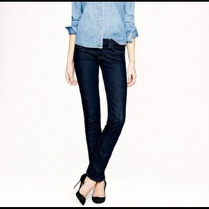 J CREW matchstick dark wash jeans sz 27